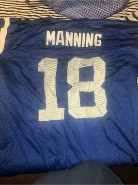 Vintage Reebok NFL Indianapolis colts #18 Peyton Manning,XL